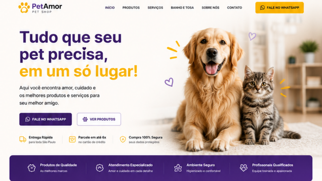 Pet Shop Moderno